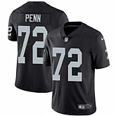 Nike Oakland Raiders #72 Donald Penn Black Team Color NFL Vapor Untouchable Limited Jersey,baseball caps,new era cap wholesale,wholesale hats